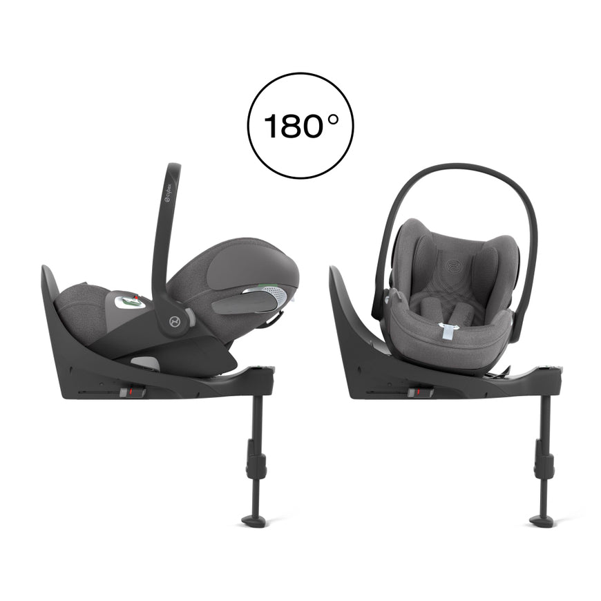 Cybex Cloud T i-Size – drehbare Babyschale mit flacher Liegeposition und Luftzirkulation