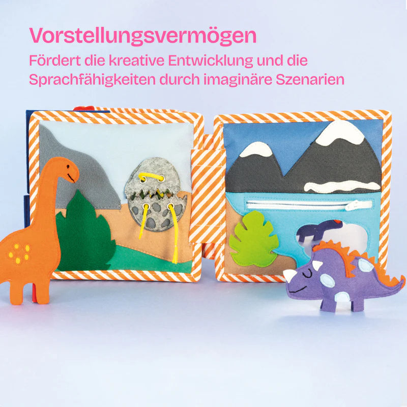 Quiet Book - Dinofreunde Mini
