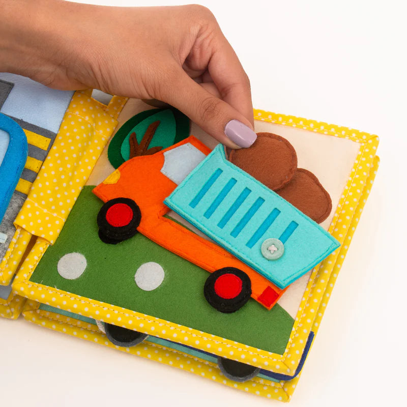 Quiet Book - Mein erster Bagger Mini
