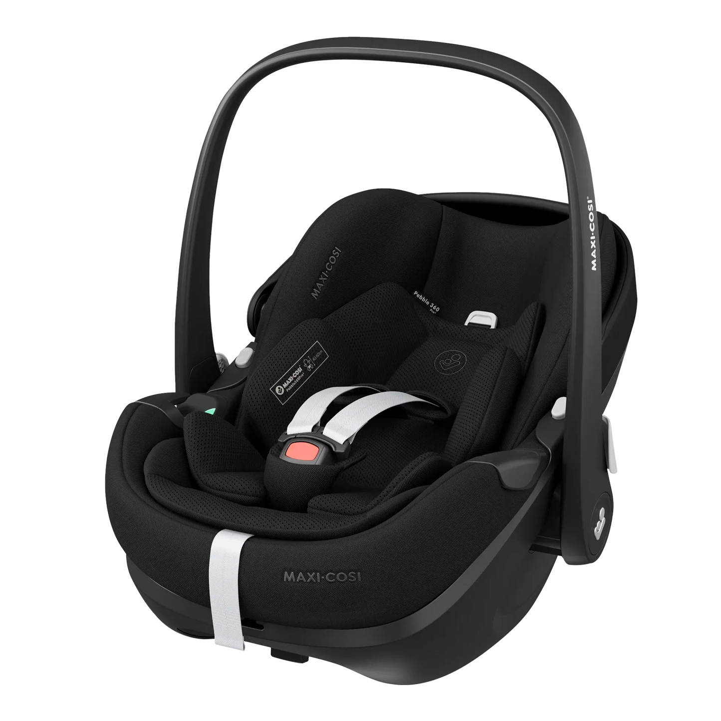 Maxi-Cosi Pebble 360 Pro – Babyschale mit SlideTech-Schiene, Liegefunktion und 360°-Drehung