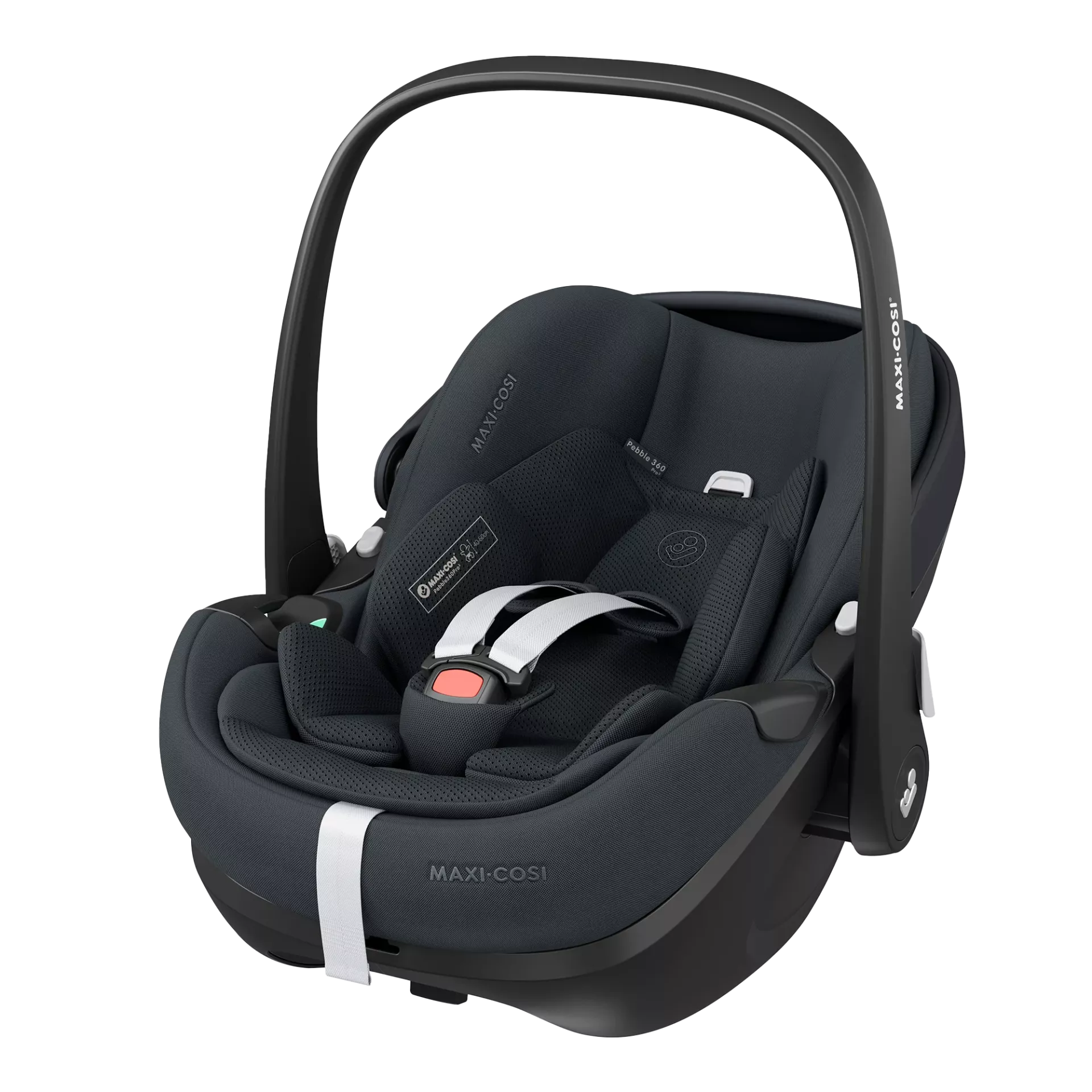 Maxi-Cosi Pebble 360 Pro – Babyschale mit SlideTech-Schiene, Liegefunktion und 360°-Drehung